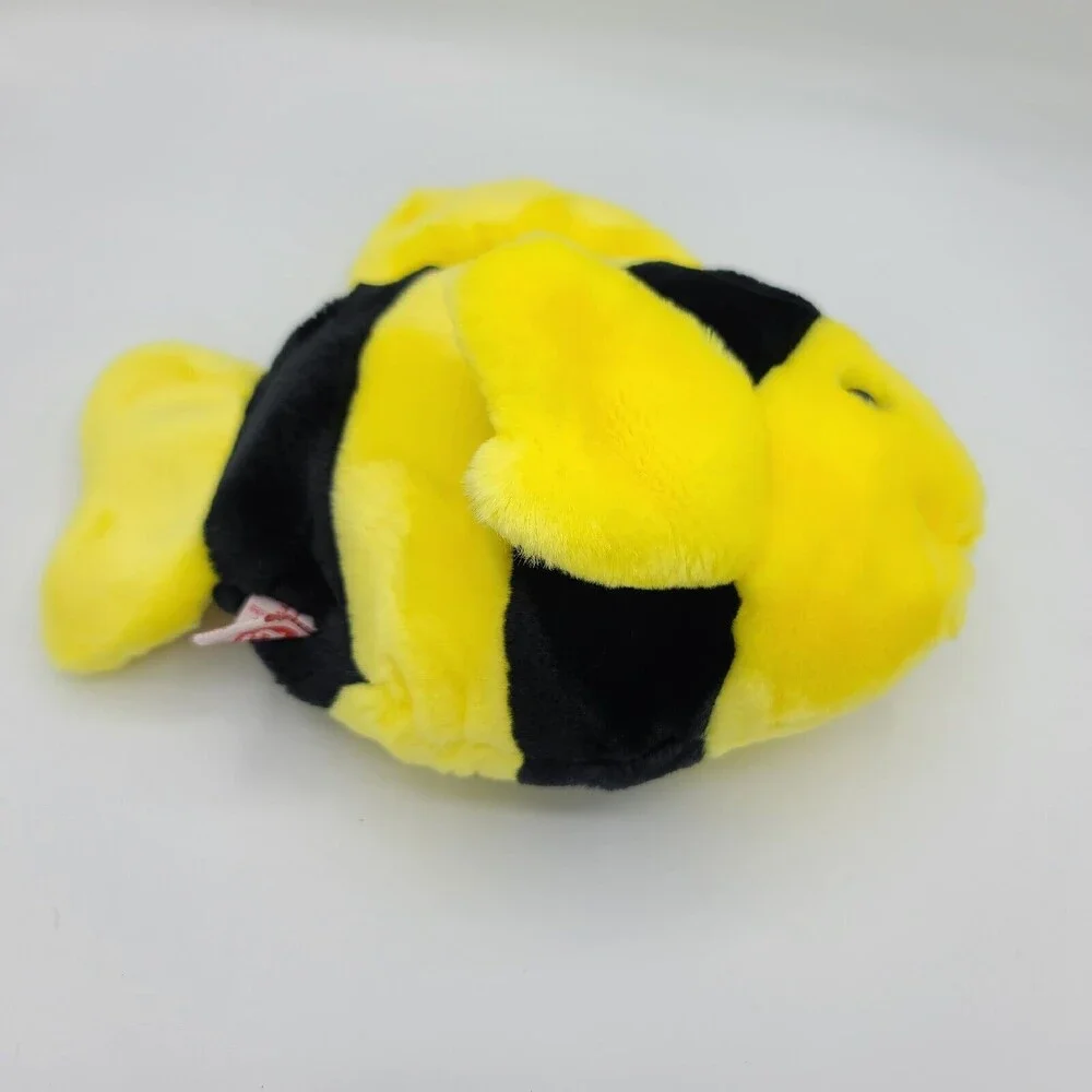 Ty Beanie Buddy Bubbles the Fish Large 10 Inch 1998 Retired Plush Toy